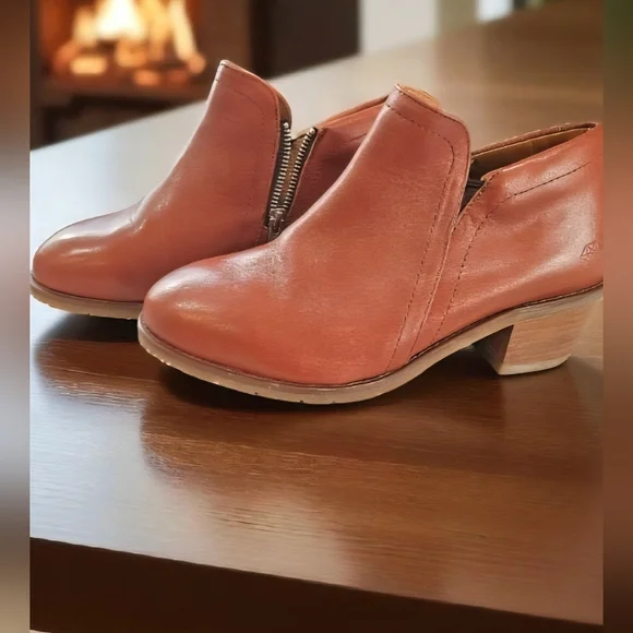 Xena Workwear Women's Gravity Work Shoes Steel Toe Sz 9.5 Cognac Brown - Picture 3 of 15